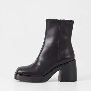 Vagabond Black Leather Boots